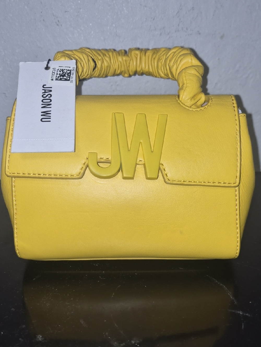 Jason Wu Yellow Leather Mini Top-Handle Bag